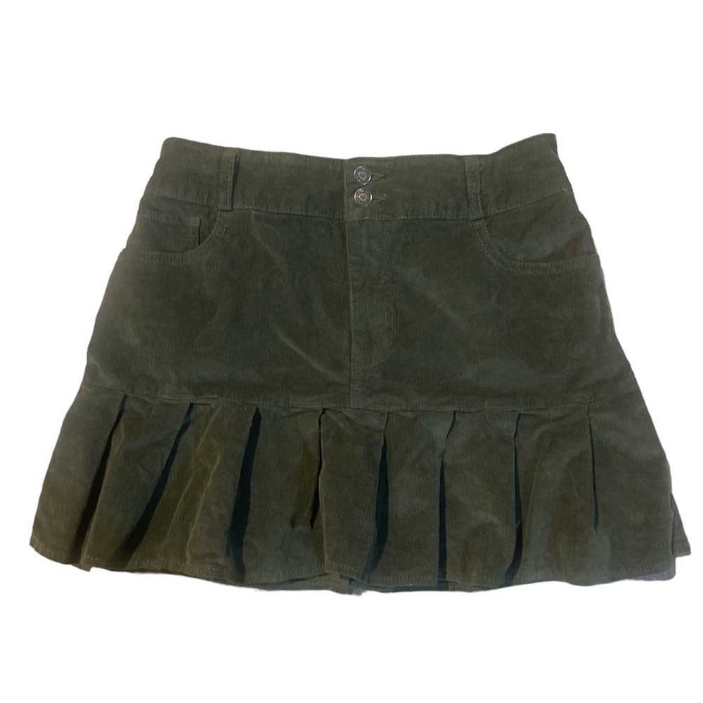 Hollister Army Green Cargo Skirt